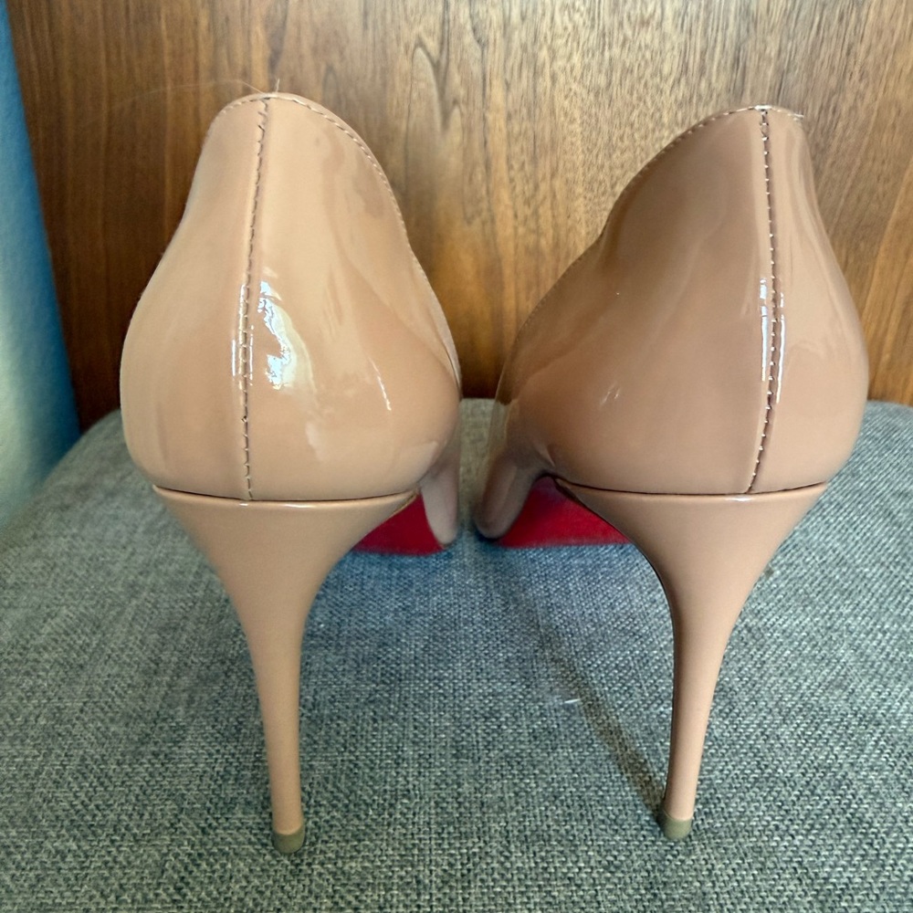 NWOT Christian Louboutin Nude Irizia 100mm Pointed Toe Pump - Picture 6 of 10